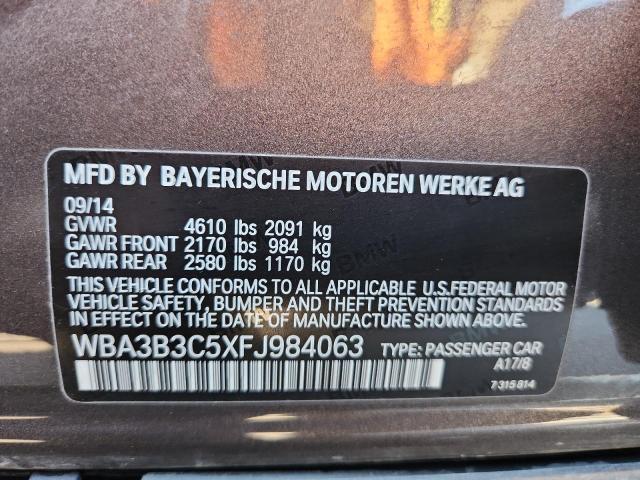 2015 BMW 328 XI WBA3B3C5XFJ984063