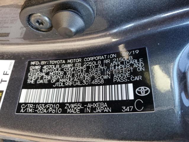 2020 TOYOTA PRIUS LE JTDL9RFU4L3014858