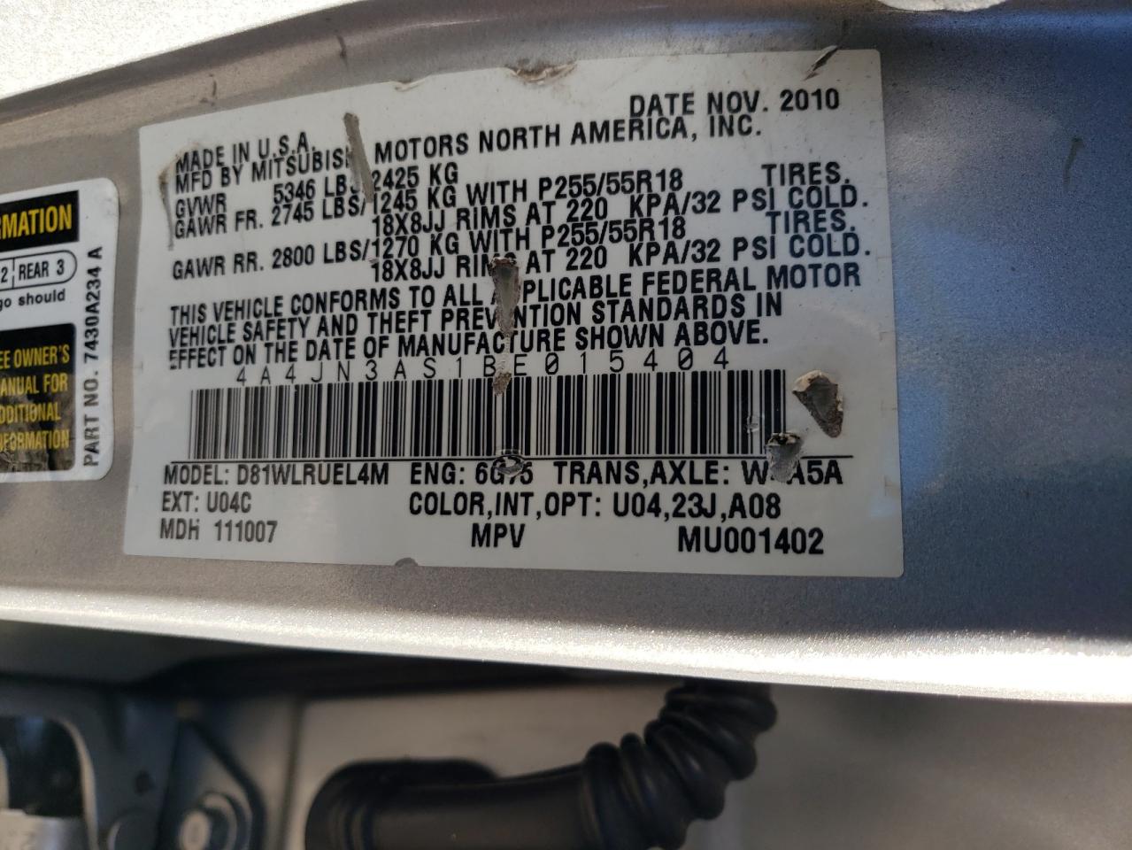 MITSUBISHI ENDEAVOR SE