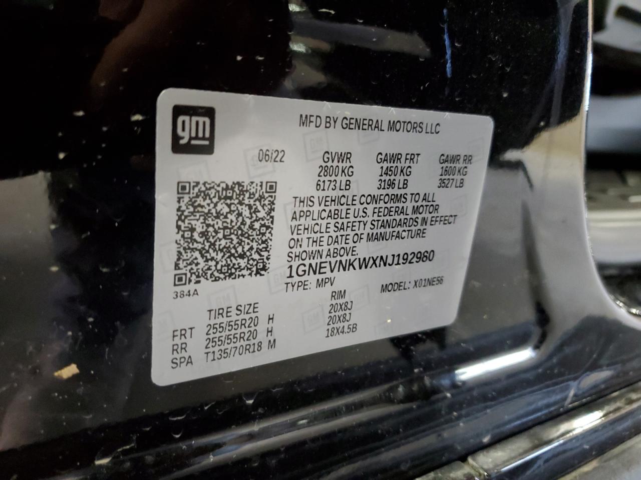 CHEVROLET TRAVERSE HIGH COUNTRY