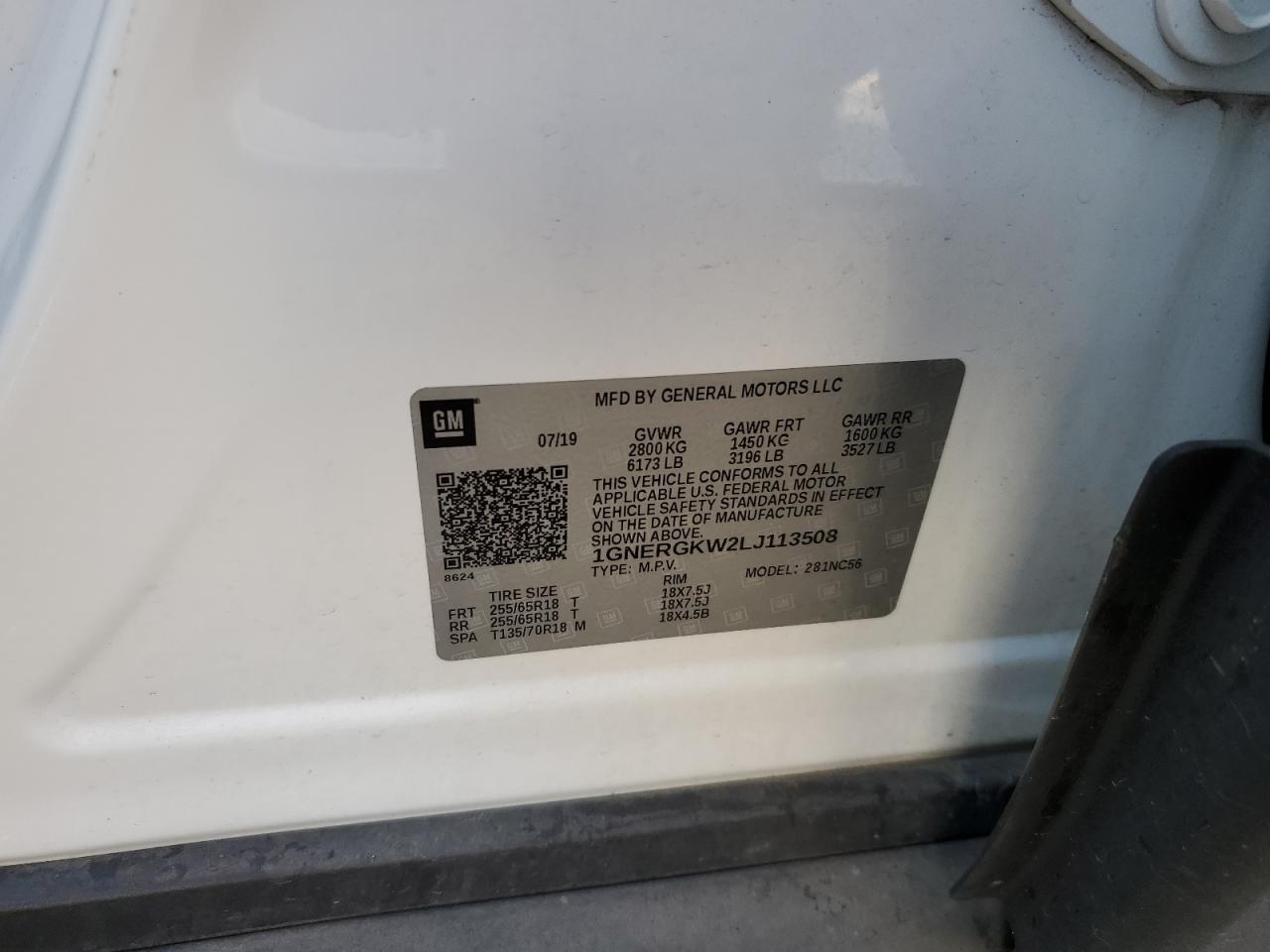 CHEVROLET TRAVERSE LT