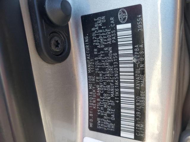 2022 TOYOTA CAMRY XSE - 4T1K61AK5NU013156