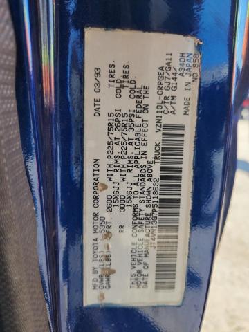 1993 TOYOTA PICKUP 1/2 TON EXTRA LONG WHEELBASE SR5 #3277339355