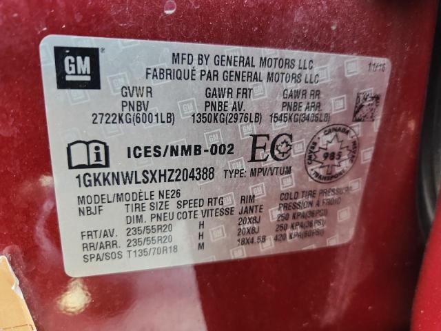 2017 GMC ACADIA SLT #3260511277