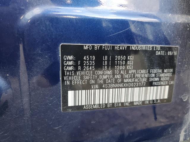 2017 SUBARU LEGACY 2.5I LIMITED - 4S3BNAN6XH3023177