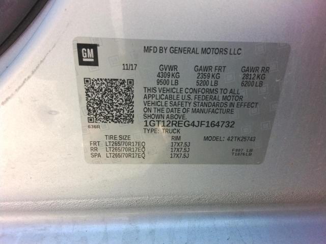 2018 GMC SIERRA K2500 HEAVY DUTY - 1GT12REG4JF164732