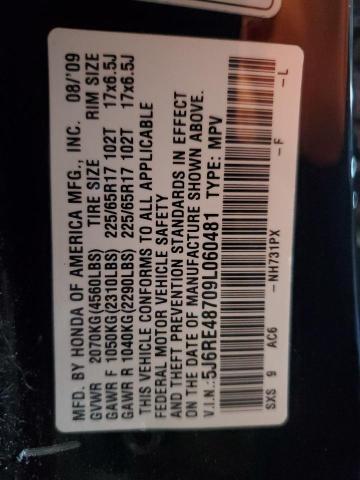 2009 HONDA CR-V EXL #3316978092