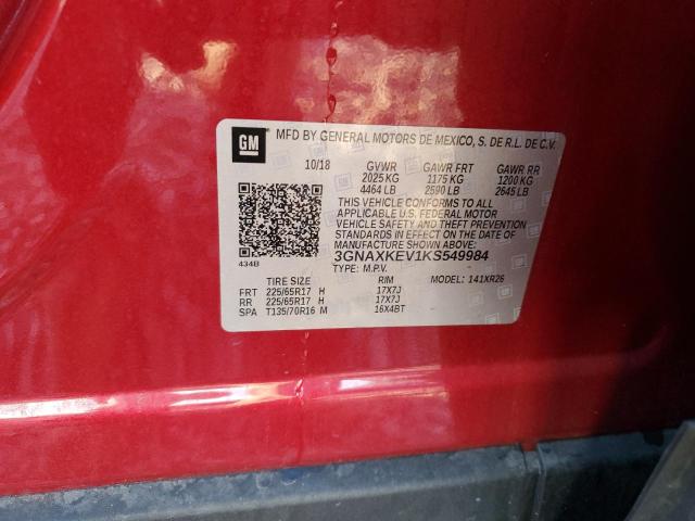 2019 CHEVROLET EQUINOX LT #3305541108