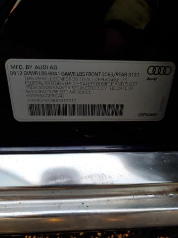2013 AUDI A8 L QUATT #3277216939