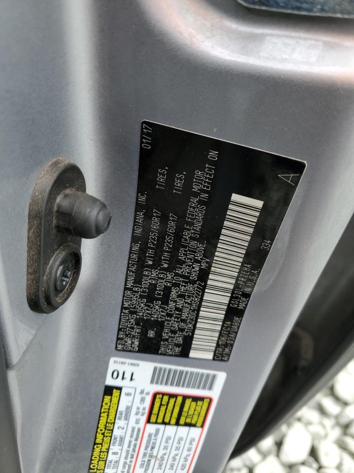 Lot #3285779672 2017 TOYOTA SIENNA LE