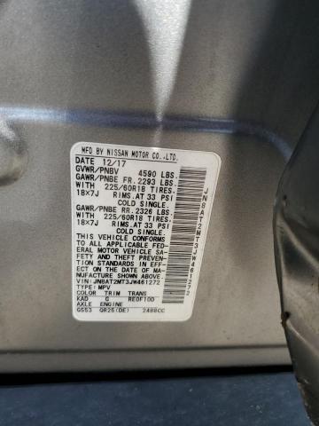 2018 NISSAN ROGUE S #3301808349