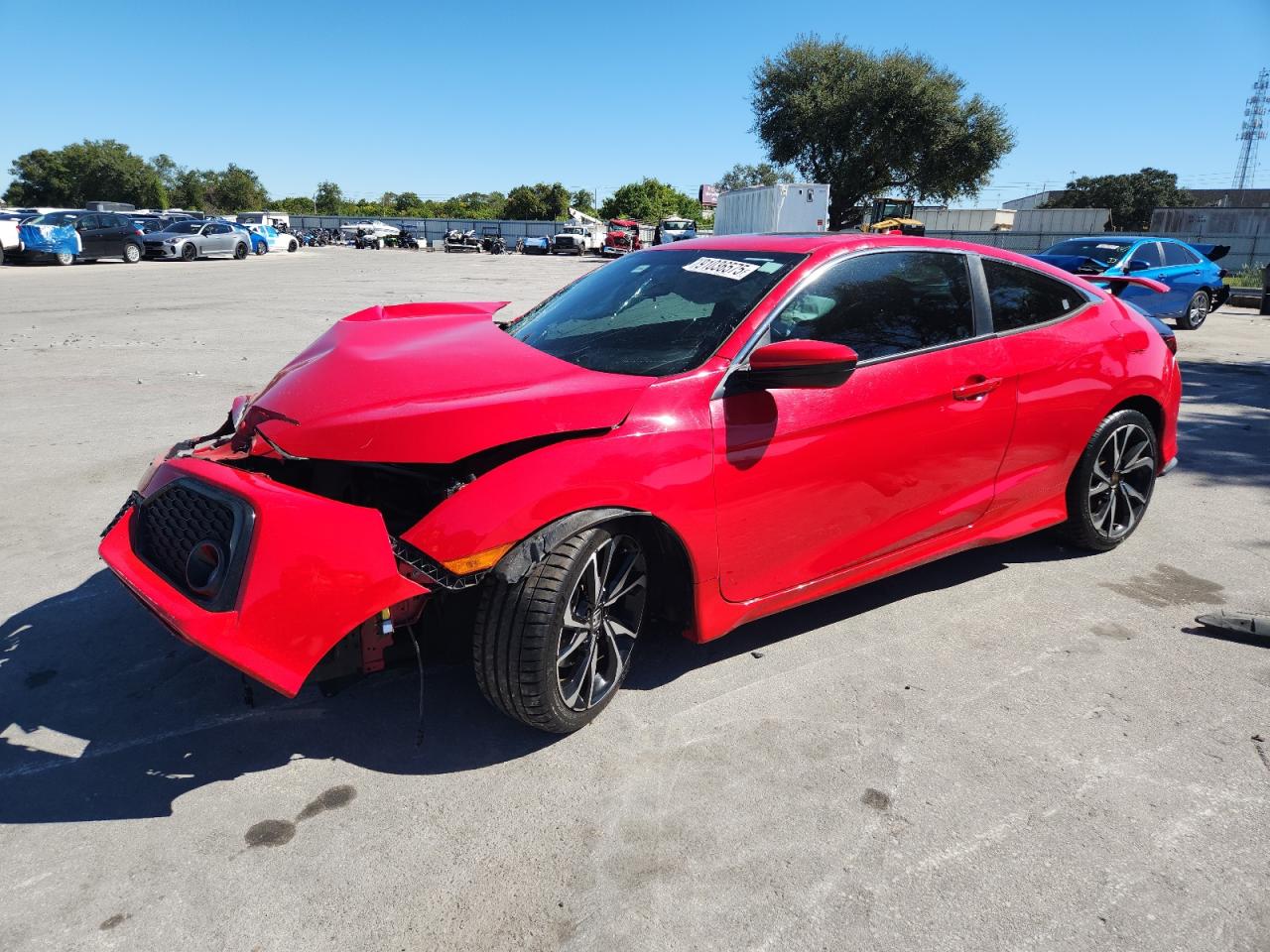 Lot #3311645223 2018 HONDA CIVIC SI