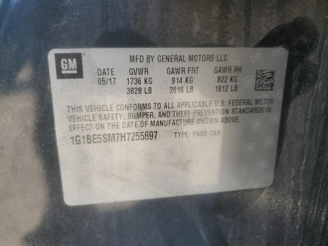 2017 CHEVROLET CRUZE LT 1G1BE5SM7H7255697