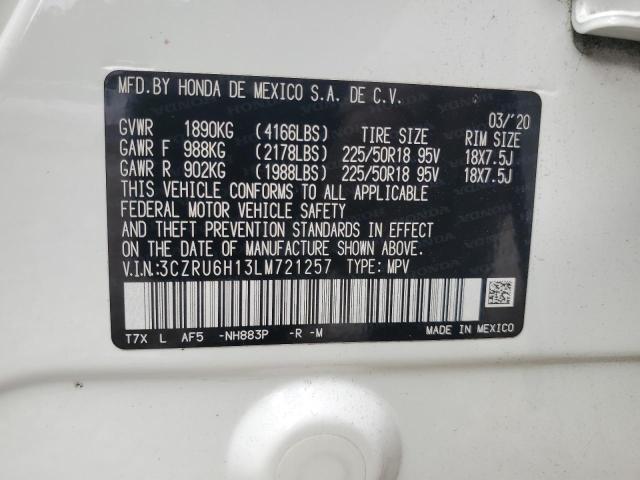 2020 HONDA HR-V SPORT 3CZRU6H13LM721257