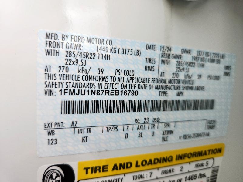 2024 FORD EXPEDITION - 1FMJU1N87REB16790