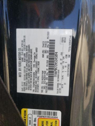 2017 FORD MUSTANG GT - 1FA6P8CF2H5345894