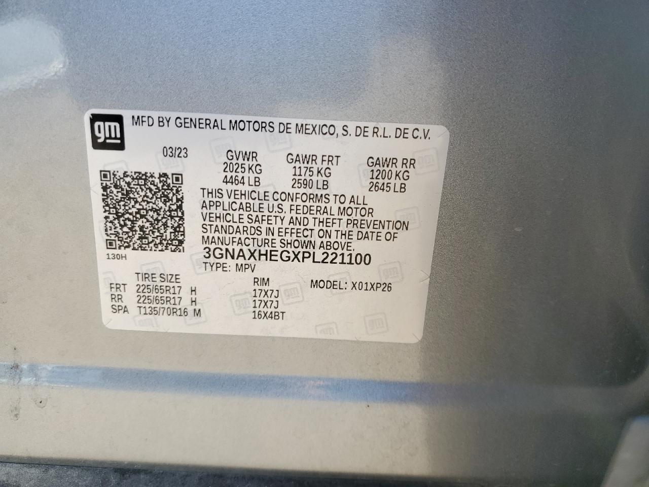 CHEVROLET EQUINOX LS