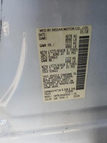 2018 NISSAN TITAN XD S #3304001653