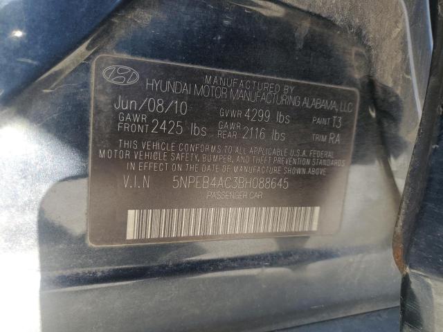 2011 HYUNDAI SONATA GLS #3286525185