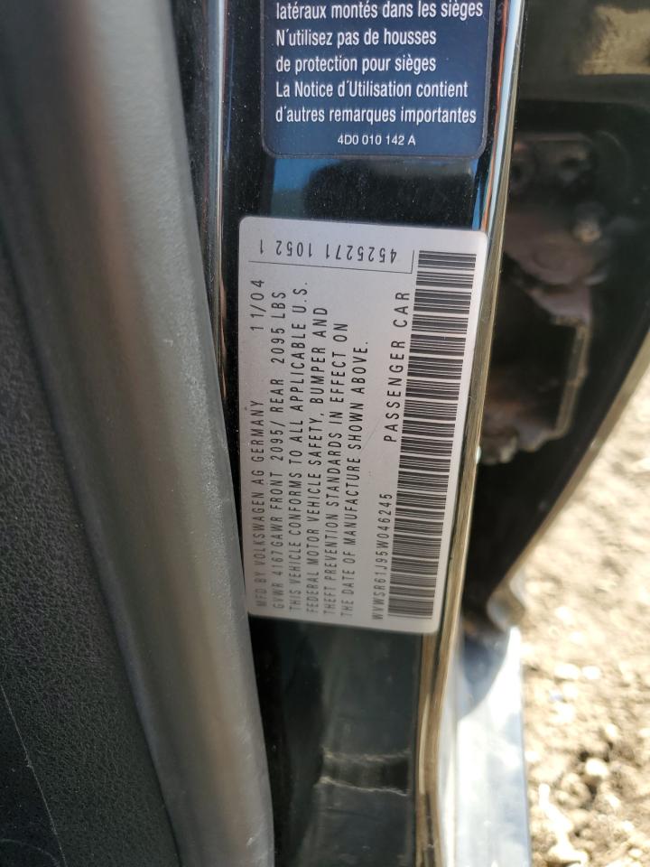 Lot #3298233029 2005 VOLKSWAGEN JETTA GLS