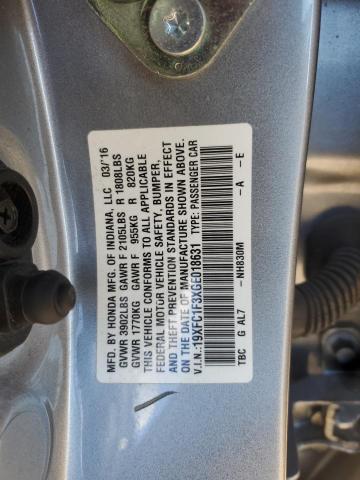 2016 HONDA CIVIC EX #3282349258