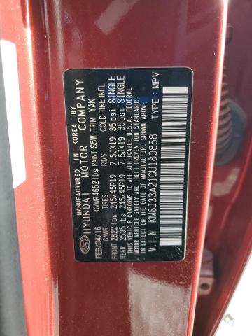 2016 HYUNDAI TUCSON LIM #3279579249