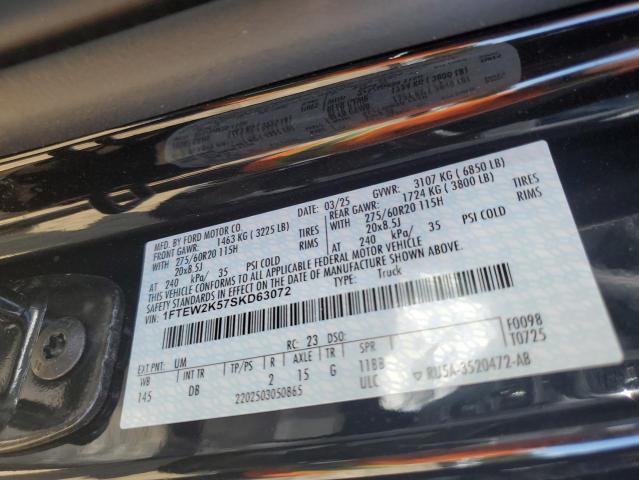2025 FORD F150 STX 1FTEW2K57SKD63072