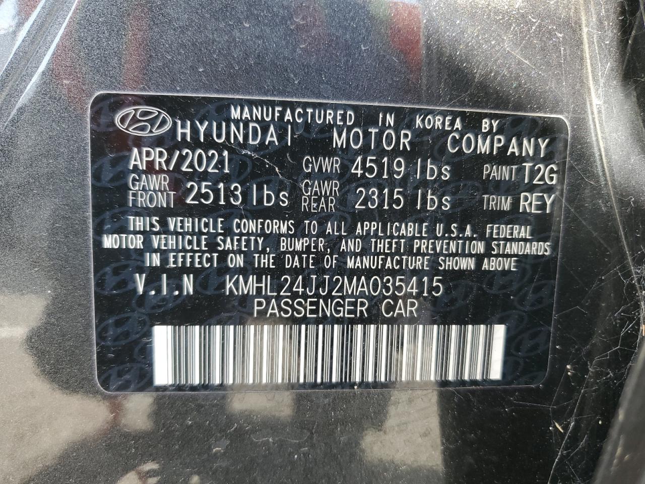 HYUNDAI SONATA HYBRID