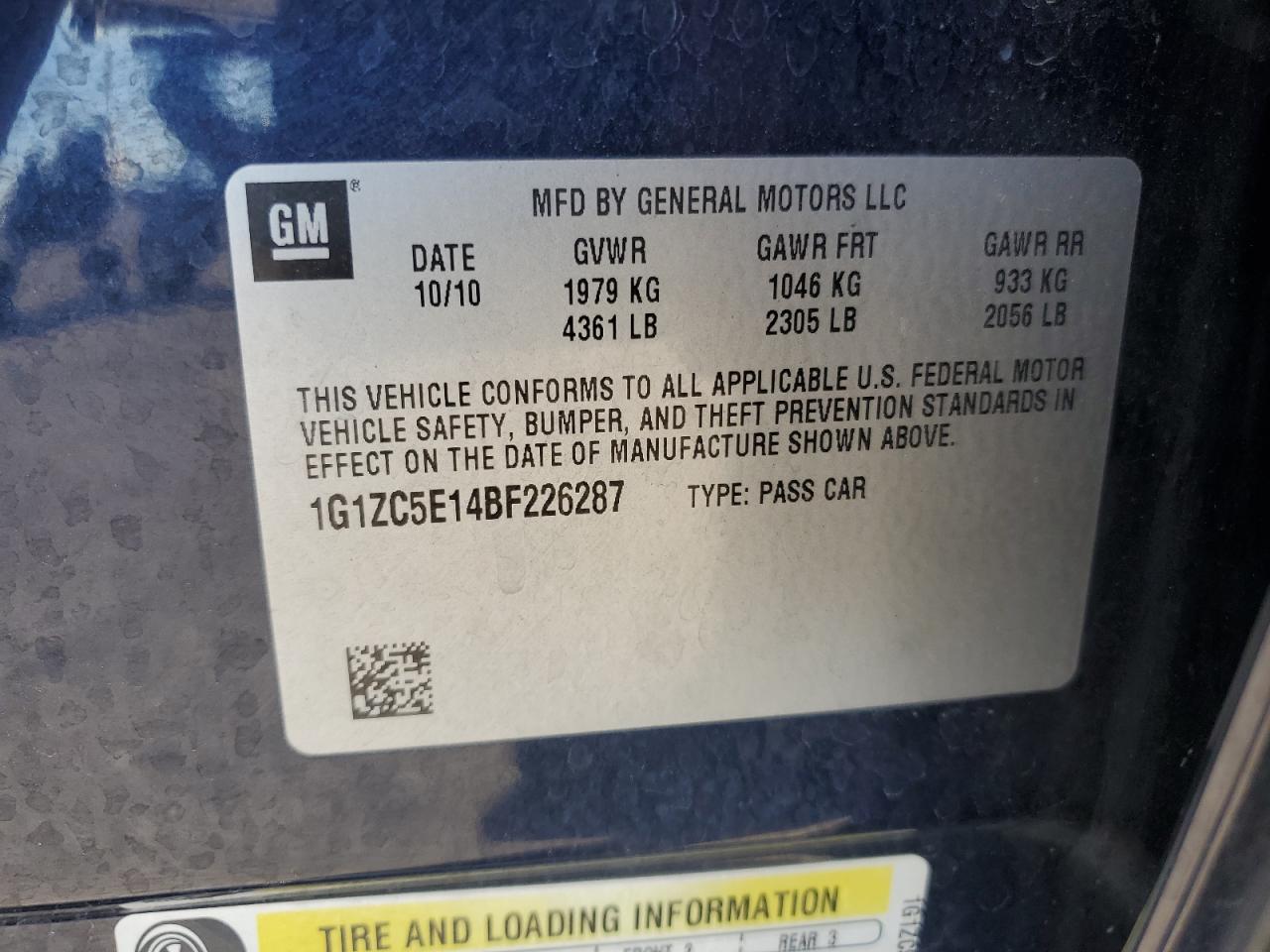 CHEVROLET MALIBU 1LT