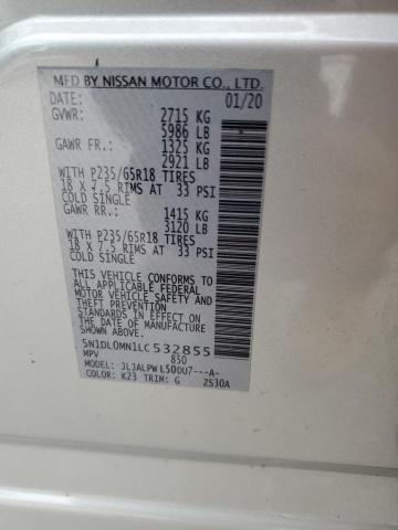 2020 INFINITI QX60 LUXE PURE #3279510268