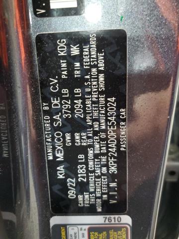 2023 KIA FORTE LX - 3KPF24AD0PE543024