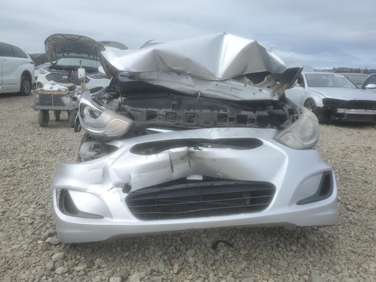 Lot #3310626855 2013 HYUNDAI ACCENT GLS