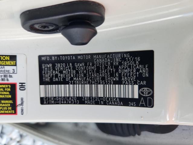 2017 TOYOTA COROLLA L - 2T1BURHE7HC795129