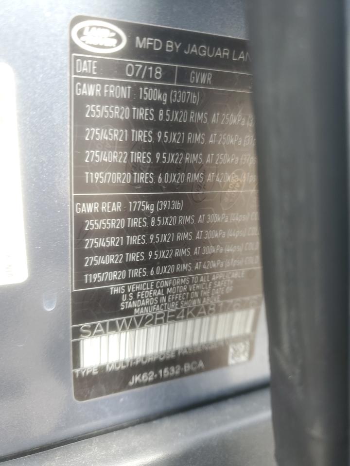 LAND ROVER RANGE ROVER SUPERCHARGED AUTOBIOGRAPHY