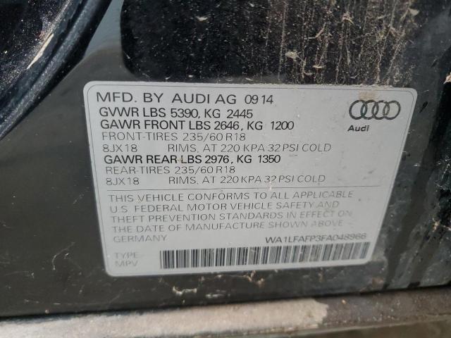2015 AUDI Q5 PREMIUM #3309475561
