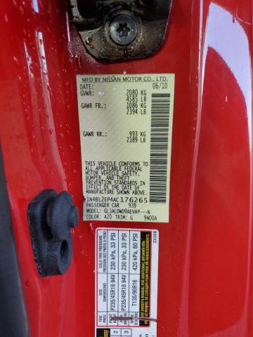 2010 NISSAN ALTIMA SR #3284620323