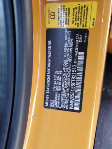 2015 MINI COOPER WMWXS5C55FT831513