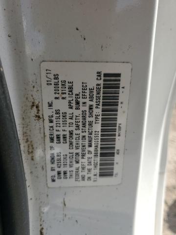 2017 HONDA ACCORD EXL - 1HGCT1B88HA005502