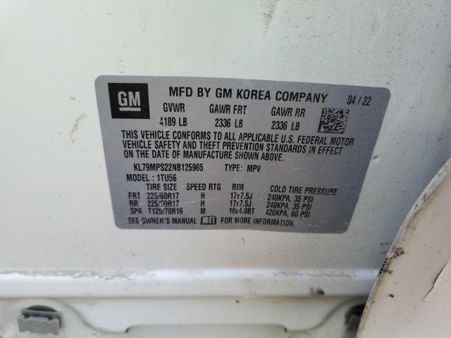 2022 CHEVROLET TRAILBLAZE #3291358151