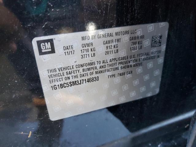 2018 CHEVROLET CRUZE LS - 1G1BC5SM3J7146830