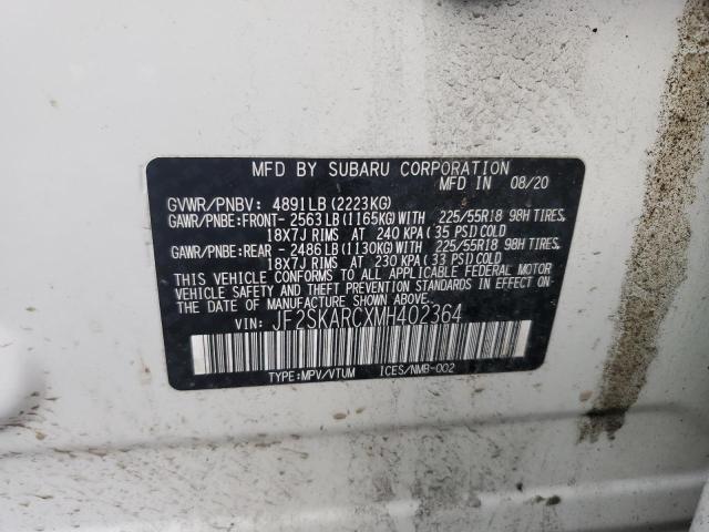 2021 SUBARU FORESTER S #3292479708