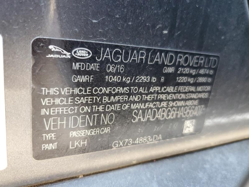2017 JAGUAR XE PREMIUM SAJAD4BG6HA956407