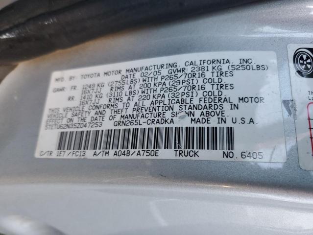 2005 TOYOTA TACOMA PRE #3298084167