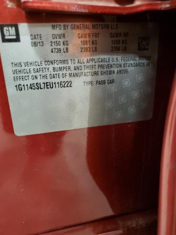 2014 CHEVROLET IMPALA LTZ - 1G1145SL7EU116222