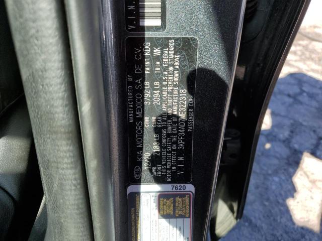 2021 KIA FORTE GT L 3KPF34AD7ME322318