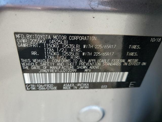 2018 TOYOTA RAV4 LE - JTMZFREV1JJ212299