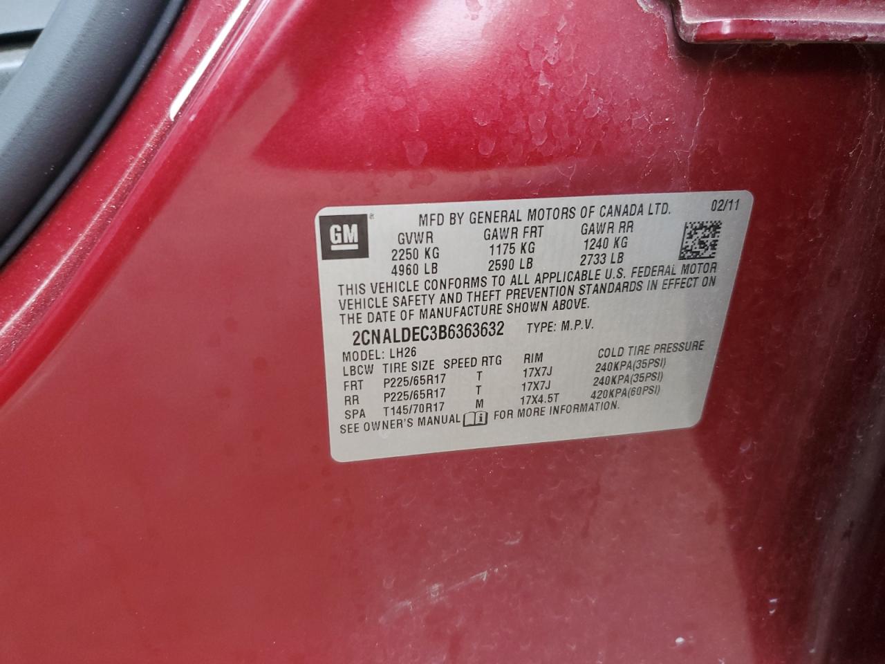 CHEVROLET EQUINOX LT