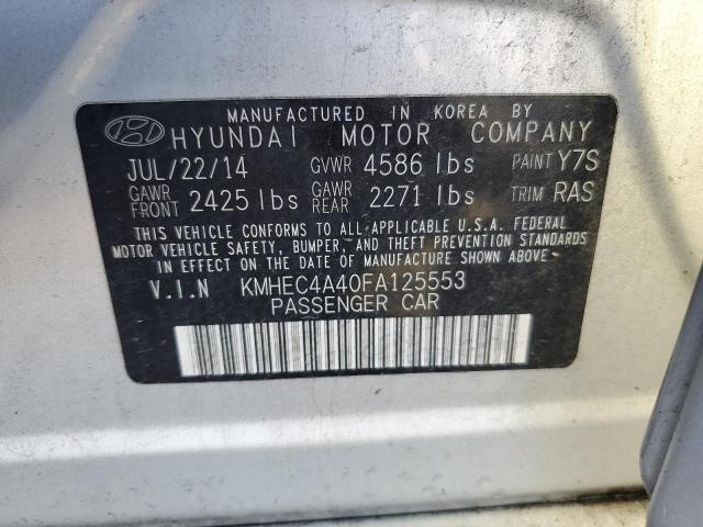 2015 HYUNDAI SONATA HYB - KMHEC4A40FA125553