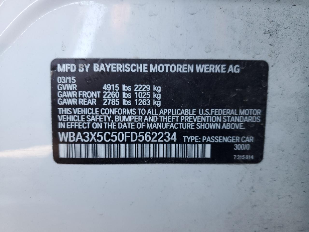 BMW 3 SERIES GT XIGT