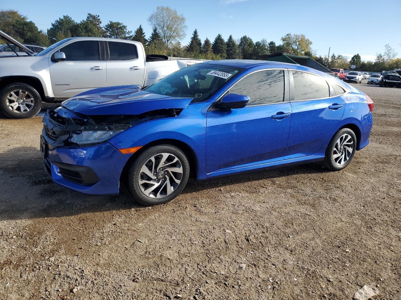 Lot #3285710661 2018 HONDA CIVIC EX